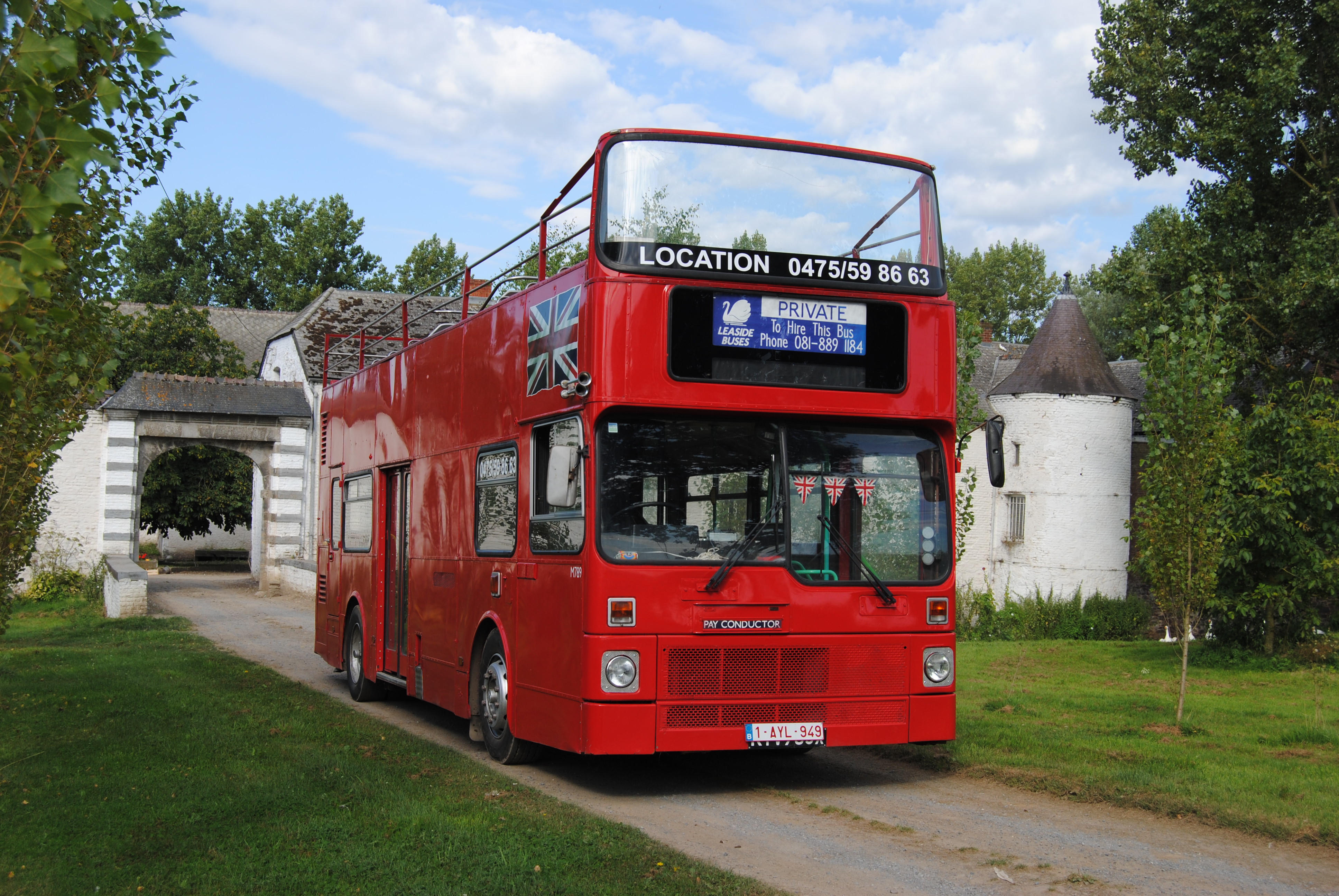 Bus anglais, taxis londoniens et bus américai